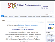 Tablet Screenshot of bellflowerteachers.com